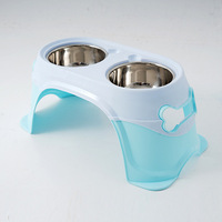 Bols pour chiens, grande taille d'alimentation, en acier inoxydable, pour animaux de compagnie