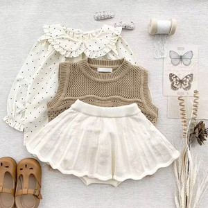 Automne nouveau-né tricoté sans manches pull gilet mignon infantile garçon <span class=keywords><strong>manteau</strong></span> court 0-3 ans bébé vêtements gilet - Product Image 3