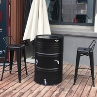 Tabouret de bar moderne, commercial, bon marché, d'occasion, coloré, empilable, en métal, pour l'extérieur, industriel