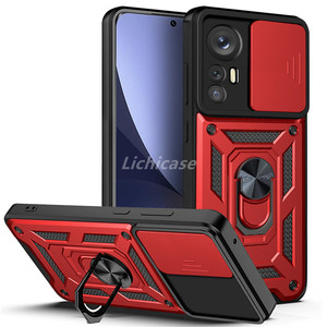 เคสมีห่วงเกราะสำหรับ Xiaomi 12 <span class=keywords><strong>Pro</strong></span> Combo,เคสฝาหลังป้องกันกล้องไฮบริดจากโรงงาน - Product Image 1