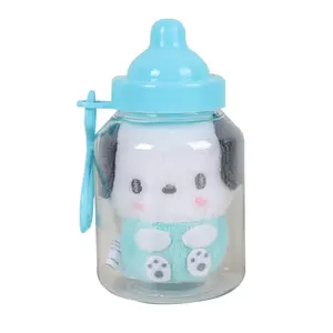 Fabrik Großhandel Sanrio Süße Flasche Modell ier puppe Kulomi Yugui Hund Plüsch puppe Pacha Hund kleine Anhänger Dekoration Schlüssel anhänger