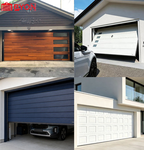 <span class=keywords><strong>Porte</strong></span> <span class=keywords><strong>de</strong></span> <span class=keywords><strong>garage</strong></span> automatique moderne et luxueuse pour villas, en acier galvanisé noir, isolée en mousse, résistante au vent, finition <span class=keywords><strong>de</strong></span> qualité - Product Image 2