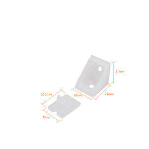 Raccords de meubles Offre Spéciale supports de connexion d'angle en plastique Code Support à angle droit <span class=keywords><strong>Coin</strong></span> de renfort - Product Image 6