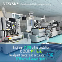 Usinage CNC 5 axes de haute précision en aluminium et acier inoxydable Newsky OEM pour pièces d'équipements mécaniques