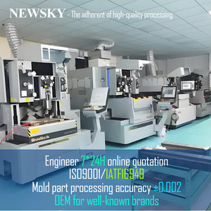 Mecanizado <span class=keywords><strong>CNC</strong></span> de 5 Ejes de Alta Precisión en Aluminio y Acero Inoxidable Newsky OEM para Piezas de Equipos Mecánicos - Product Image 5