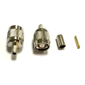 RP-Male TNC Connector Crimp Type For RG8 RG174 RG316 RG402 Coaxial Cable