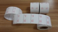 Étiquette de transfert autocollante 4x6, tailles personnalisées imprimées, étiquette de code-barres, rouleau d'étiquettes thermiques directes pour fruits, œufs, légumes