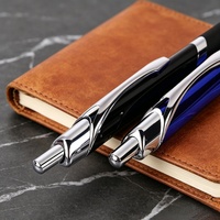 Stylo bille exécutif en métal de haute qualité, logo gravé sur mesure, recharge Parker en métal, stylo bille exécutif en métal personnalisé