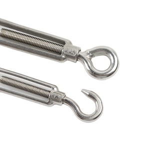 M5-M20 DIN 1480 Thép Không Gỉ 304 Nhiệm Vụ Nặng Nề Châu Âu Mở Cơ Thể Móc Để Mắt Turnbuckle - Product Image 3