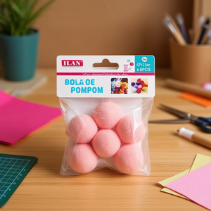 Palline di Paillettes Ilan 3,5 Cm Colore Pesca, Materiali per Artigianato - Product Image 2