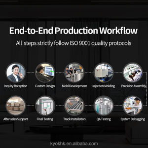 Juego de Motor Blanco KYOK + Riel en Forma de D Blanco - Sistema de Cortinas Integrado Blanco Puro - Product Image 6