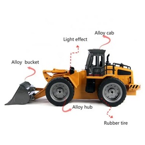 SJY-1532 Bulldozer RC en métal semi-allié à 9 canaux, échelle 1:18, portée de 25 m, prêt à l'emploi, expert intérieur-extérieur - Product Image 3