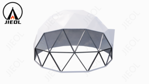 Dôme géodésique hybride en membrane architecturale ignifuge et imperméable de 8 m, taille personnalisée, pour fenêtre en <span class=keywords><strong>baie</strong></span>, type M2 - Product Image 5