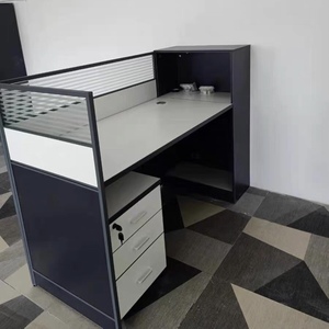 Modular Modern <b>Workstation</b> 4 Person Computer <b>Desk</b> Office Furniture Work Station - Product Image 4
