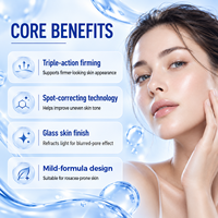 Sérum de soin du visage hydratant et repulpant anti-âge à l'acide hyaluronique GHK-Cu Premium pour peaux déshydratées
