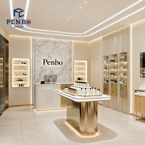 Vitrine de parfum illuminée personnalisée, meuble de bar à parfum haut de gamme, vitrine de magasin de parfum, <span class=keywords><strong>comptoir</strong></span> d'exposition - Product Image 1