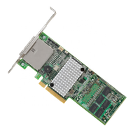 Tarjeta Controladora LSI00205 PCIe 2.0 X8, Interfaz de 8 Puertos Externos, Chip SAS2108, 6Gb/s, 512MB de Caché, 9280DE-8e