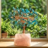 Fournisseur d'usine Nouveau Arbre en cristal zen artisanal moderne et unique pour l'énergie positive