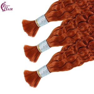 Cabello Humano Virgen a Granel, Rizado Profundo, Sin Procesar, FH # Paquete de Cabello Humano 350 sin Trama para Trenzas Boho - Product Image 3
