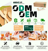 Fourchettes, couteaux et cuillères jetables en bambou compostables écologiques à prix de gros pour les voyages