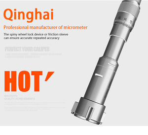 Qinghai ad alta precisione Tre micrometri interni puntano cerchio interno righello di misurazione per la misurazione del foro interno - Product Image 4