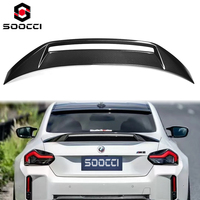 Aileron arrière de style ADV2 en fibre de carbone sèche, surface époxy polie, pour BMW G87 M2 Coupé 2023+, pièces automobiles