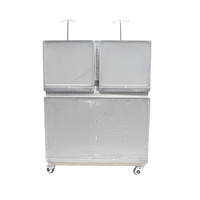 MT médical bon prix cage vétérinaire portable en acier inoxydable bricolage cage pour animaux de compagnie meubles cage pour chien à vendre