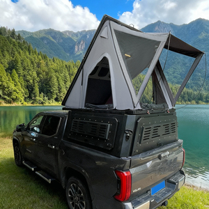 Tente de toit pour camionnette 4x4 Overland, compatible avec Toyota Tacoma, coque rigide en aluminium, 5 pieds, imperméable, pour le <span class=keywords><strong>camping</strong></span>, les voyages en voiture, pour <span class=keywords><strong>Ford</strong></span> - Product Image 1