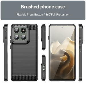 Para <span class=keywords><strong>Motorola</strong></span> Edge 60 <span class=keywords><strong>Pro</strong></span> Case, New Slim Carbon Fiber Texture Brushed Line Soft TPU Fundas para teléfonos móviles para <span class=keywords><strong>Motorola</strong></span> Edge 60 <span class=keywords><strong>Pro</strong></span> - Product Image 2