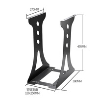 Support de CPU en métal épais de conception moderne pour la plupart des boîtiers d'ordinateur Organisateur d'ordinateur de bureau réglable avec tiroir