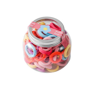 Coleteros coloridos para niños, accesorios para el cabello de tela tejida para uso diario, estilo princesa infantil - Product Image 4