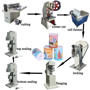 Circular Children's Small Change Savings Can Production Machine Gift Iron Box Coin Savings Can Equipment