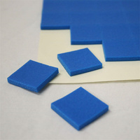 Protecteur de bord de tampons de séparation en mousse EVA bleu 19*19*3 + 1mm pour emballage de protection en verre