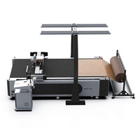 Machine de découpe automatique à couteau oscillant CNC AOL pour vêtements, tissus en rouleaux