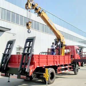 Camion-grue <span class=keywords><strong>hydraulique</strong></span> à flèche de 4, 5, 8, 10, 12, 16 tonnes monté sur petit camion, prix d'usine - Product Image 6