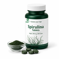 Poudre de spiruline de haute qualité en gros, spiruline de qualité alimentaire en comprimés