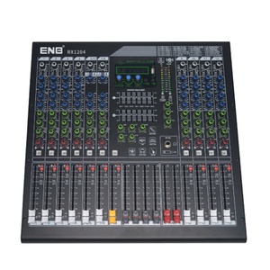 Enb dj mixer קונסולת rx804/1204/1604 8/12/16-ערוץ אודיו 99 מובנה dsp אפקטים מתכת ציוד עבור djs - Product Image 4