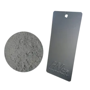 Metallic Grey Flash Silver Color Epoxy Polyester Thermosetting Electrostatic Sprayed Materials Surface Finishing Powder Coatings