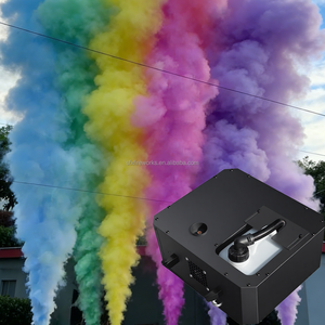 Macchina del fumo a colonna d'aria colorata con controllo remoto DMX, spruzzatore di nebbia verticale a colori per matrimoni, feste, bar, performance ed eventi <span class=keywords><strong>FX</strong></span> - Product Image 4
