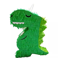 Dinosaure vert Jumbo Pinata décoration Festival fête papier Pinata dinosaure Pinata anniversaire ornement
