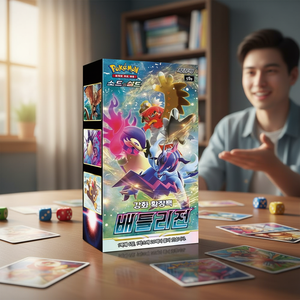 Battle Region Pokemoned Paper Trading Card Booster Box Korean Edition Premium Anime Square Corners Card Packs Wholesale Supply - Product Image 3