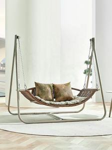 Nueva silla <span class=keywords><strong>hamaca</strong></span> columpio macramé muebles de exterior y sala de estar asiento individual <span class=keywords><strong>dos</strong></span> asientos tres asientos columpio silla Parque columpio artículos - Product Image 3