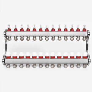 Avonflow sistema di <span class=keywords><strong>riscaldamento</strong></span> <span class=keywords><strong>a</strong></span> <span class=keywords><strong>pavimento</strong></span> 13 circuito in acciaio inox misuratore di portata collettore per <span class=keywords><strong>riscaldamento</strong></span> radiante e <span class=keywords><strong>riscaldamento</strong></span> idronico - Product Image 1