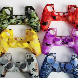 Camouflage en silicone pour manette de jeu PS5, étui pour contrôleur de console PS5 Pro Slim