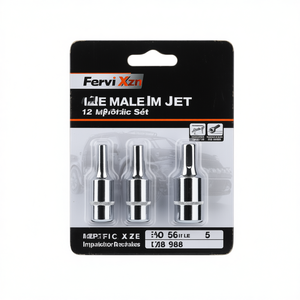 ชุดประแจบล็อกหกเหลี่ยม Fervi Xzn สำหรับงานซ่อมยานยนต์ ขนาด 12 จุด แบบเมตริก - Product Image 2