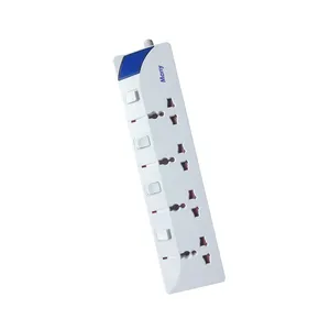 New Trend 2022 Many Universal Standard Extension Socket 4 Electrical Outlets Germany Plug Power Strip