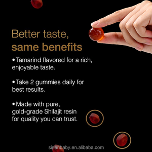 Gummies de Shilajit Pur de l'<span class=keywords><strong>Himalaya</strong></span> et d'Aubergine Ivre d'Afrique du Sud – Complément Alimentaire Herbal Naturel Certifié CGMP Adaptogène - Product Image 4
