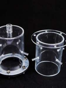 Kunden spezifische verschiedene Größen Quarz fläschchen Labor glas Quarz Rund boden kolben Flach boden reaktor - Product Image 4