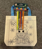 Sac Fourre-Tout à Peindre Soi-Même pour Enfants, Haute Qualité, Vente en Gros, Amusant et Économique