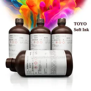 Tinta UV de impresión blanca Toyo curable LED para impresora de inyección de tinta